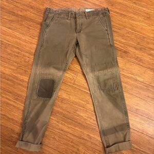 Artisan de Luxe Men's Tan distressed Pants like double RL. Size 28 high style